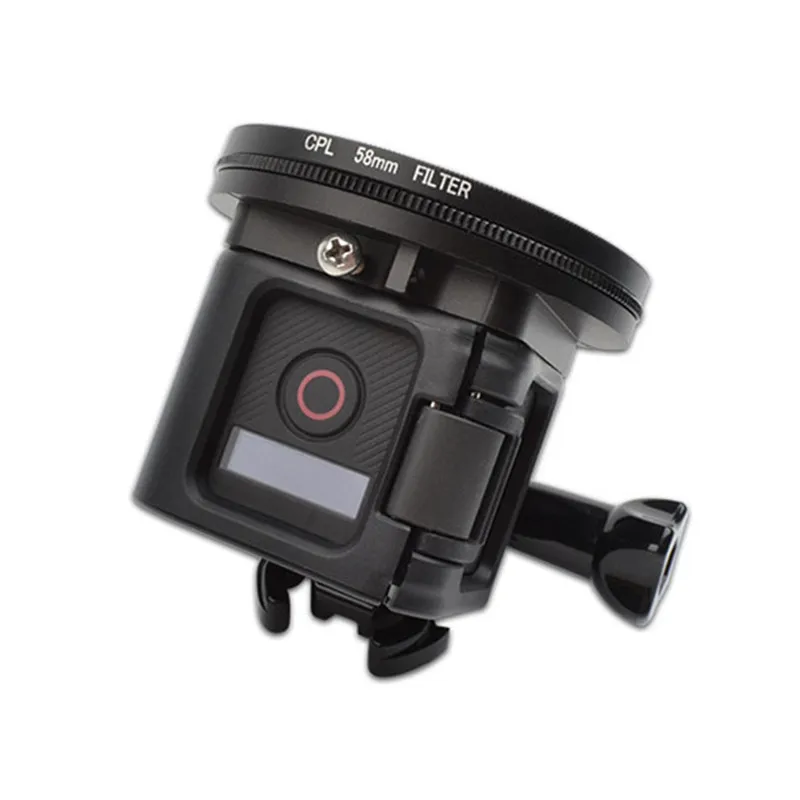 Круговой поляризационный фильтр CPL + Защитная крышка объектива кольцевой адаптер