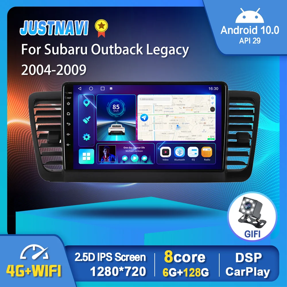 Автомагнитола для Subaru Outback Legacy 10 0-2004 мультимедийный стерео-проигрыватель с Android