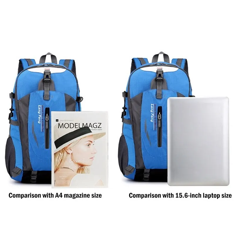 

Dihope Male Backpack Bag Brand 15.6 Inch Laptop Notebook Mochila For Men Waterproof Back Pack Bag School Backpack 32*18*48CM