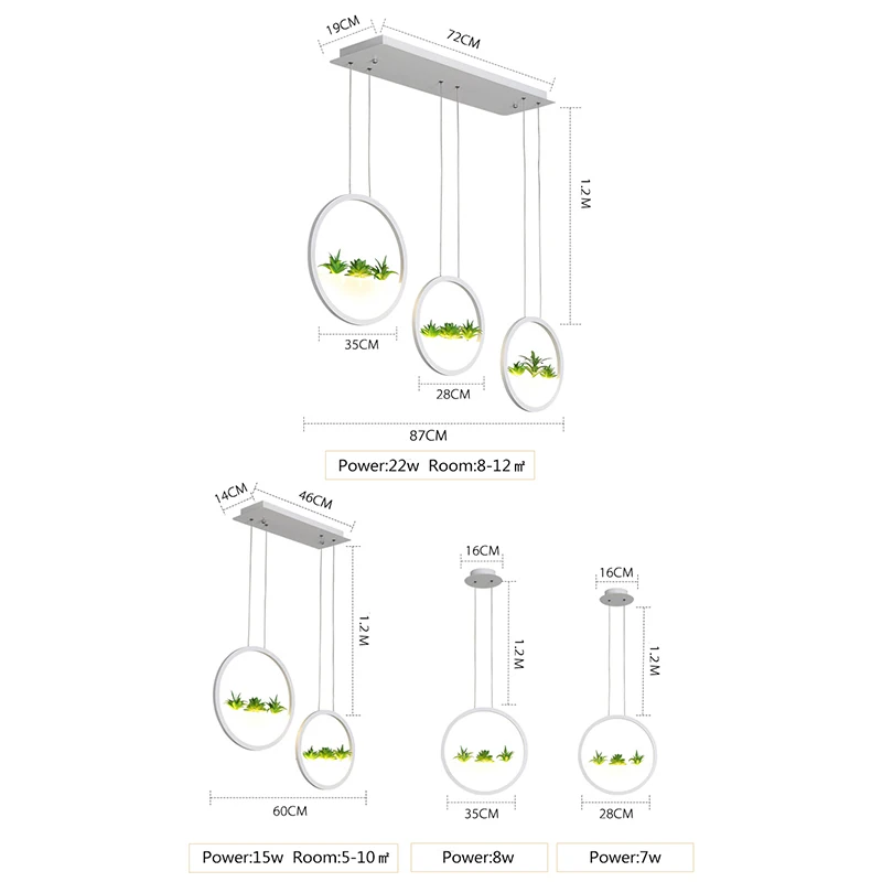 Современные светодиодные подвесные светильники Круглый Декоративный
