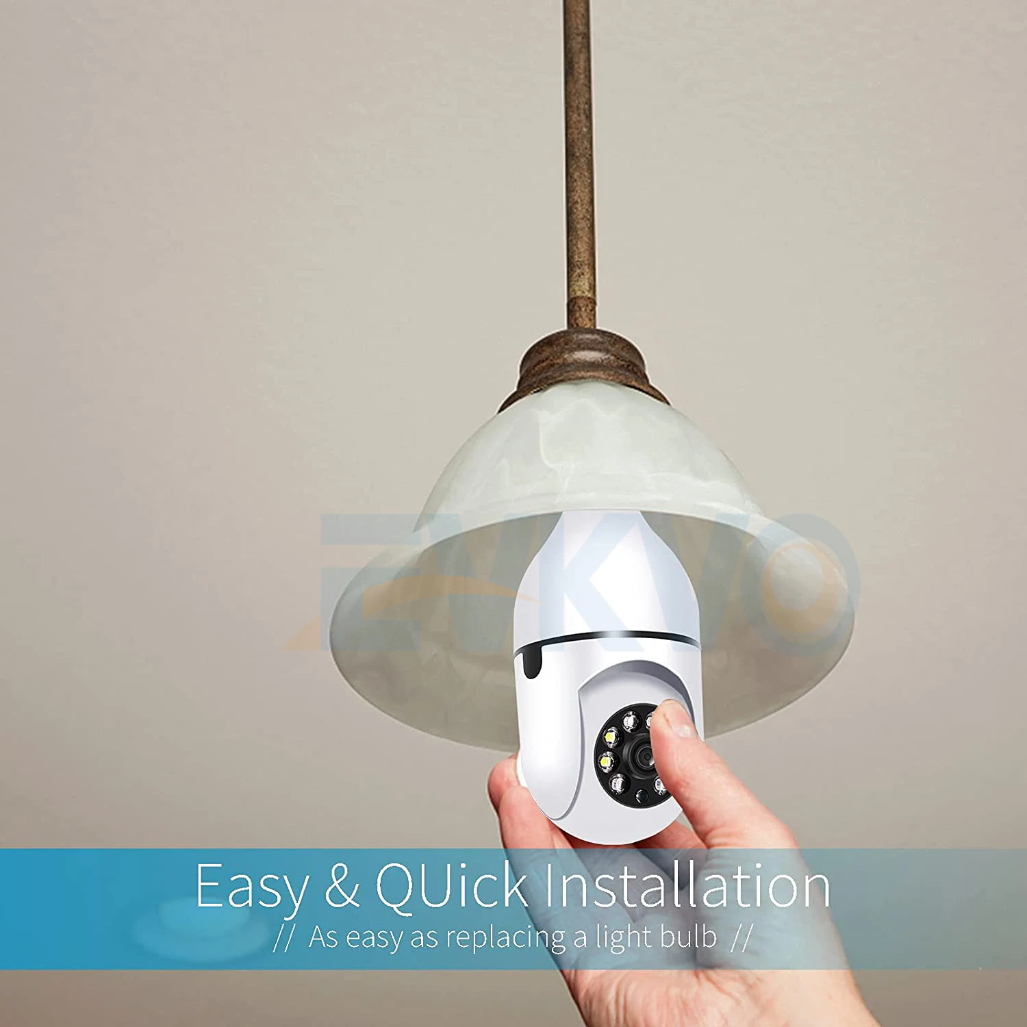 3mp tuya ptz wifi camera mini light bulb security camera surveillance for smart home monitoring cctv video record mini camera free global shipping