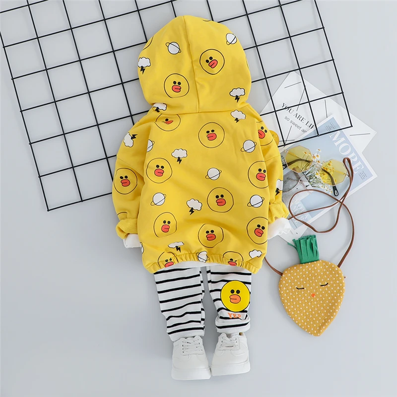 Одежда для маленьких девочек от HYLKIDHUOSE комплекты осенней одежды малышей футболка