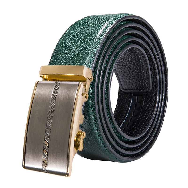 Ремень мужской из металлического сплава с автоматической пряжкой дизайнерский