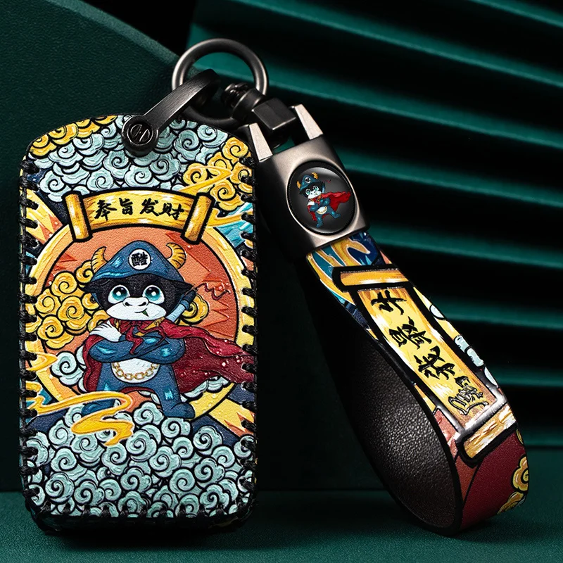 

Leather Key Case Remote Cover for Volvo XC90 XC70 XC60 XC40 V90 V50 V40 V70 V60 S40 S80 Keychain Shell Holder Car Accessories
