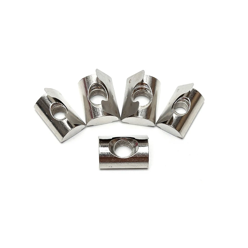 Пружина из листовой стали T гайка для 3030 алюминиевого профиля углеродистая сталь