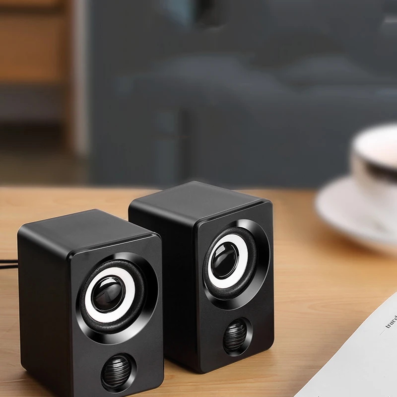 Комбинированные колонки USB проводные компьютерные бас стерео музыкальный плеер