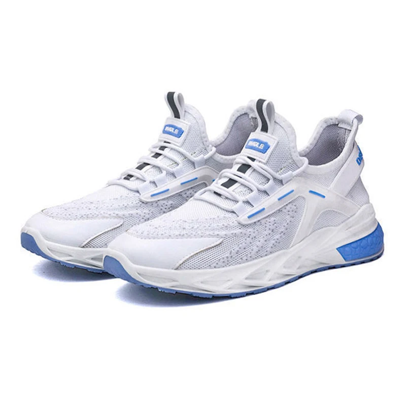 Classic White Fashion Casual Men's Running Shoes High Quality Mesh Light Mens Sneakers Outdoor Jogging Non Slip Men Sport Shoes