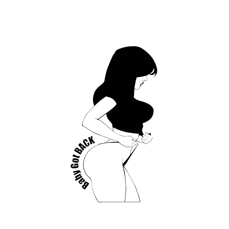 

Наклейка на автомобиль, черная/серебристая, 8,7 х 15,5 см, T-00118