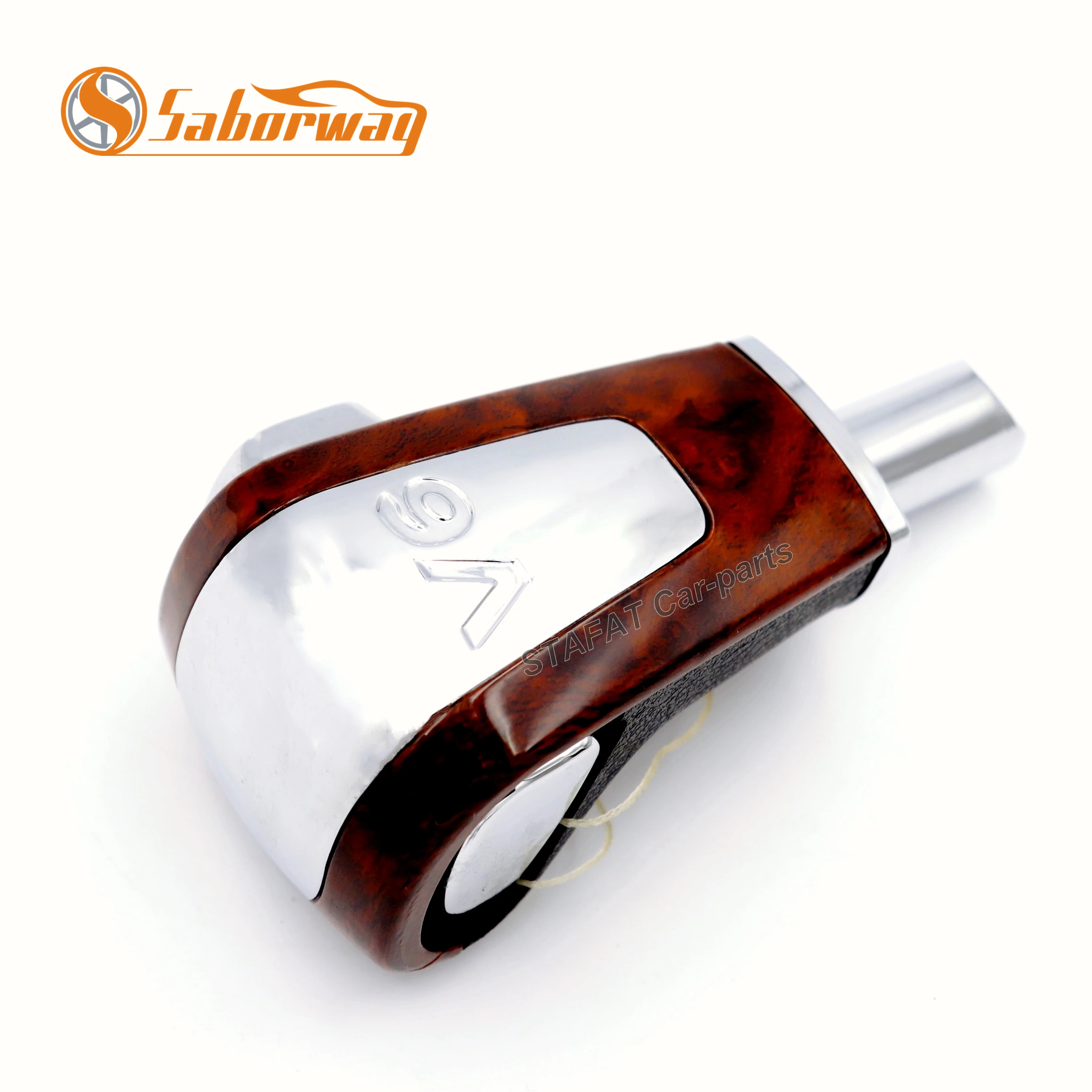 Ручка переключения передач Saborway Cherry Wood &amp Chrome автоматическая рукоятка для Passat B5 V6