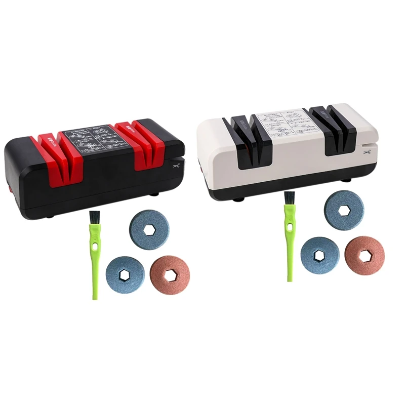 

Electric Knife Sharpeners Automatic Professional Chef Quick Sharpening Machine USB for Kitchen All Knives Scissors