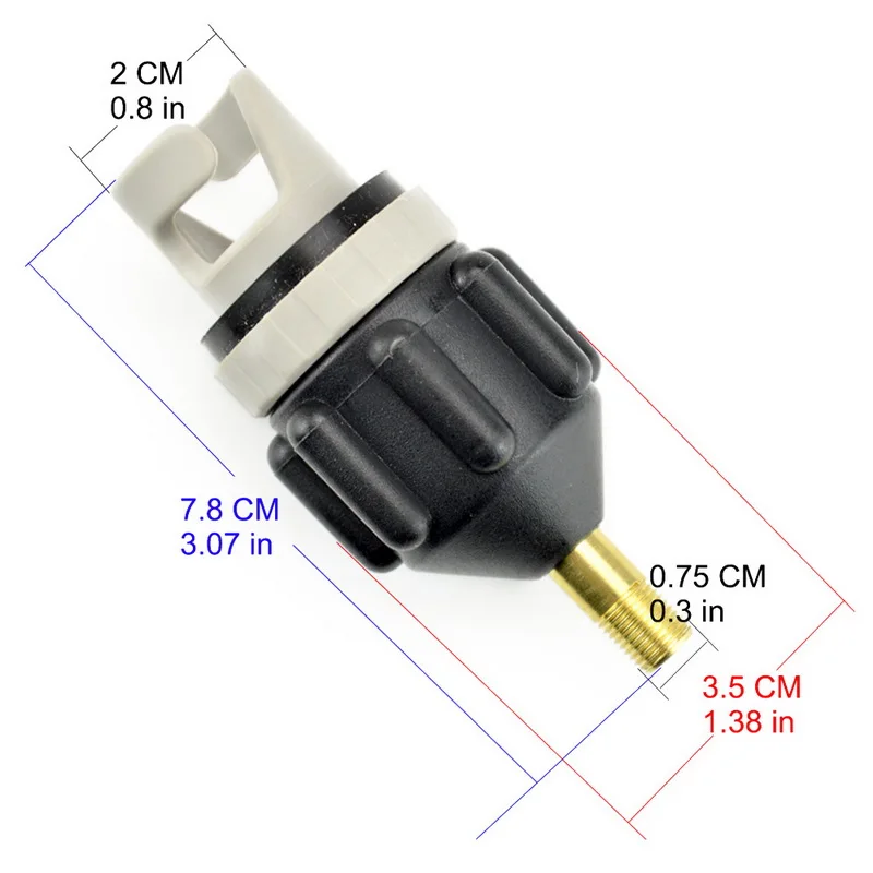 Надувная лопастная доска воздушный клапан переходник с головкой для насоса