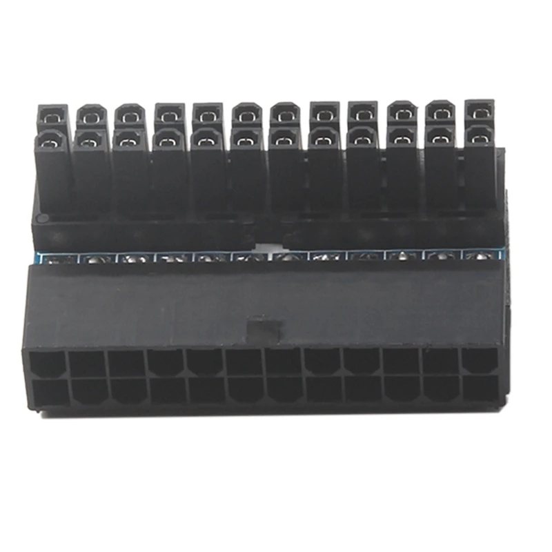

ATX 24Pin 90 Degree 24-Pin to 24-Pin Power Plug Adapter Motherboard Power Connector Modular for Power Cables