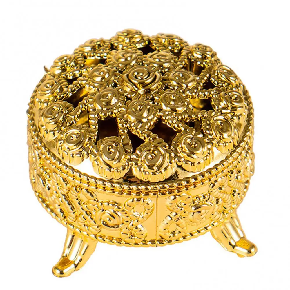 1 шт. Золотой/Серебряный пластиковый свадебный сувенир коробка для безделушек