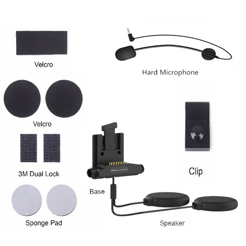 

Earphone Accessory for Mornystar M3 M6 Plus Bluetooth Helmet BT Bluetooth Motorcycle Interphone Helmet Intercom Headset