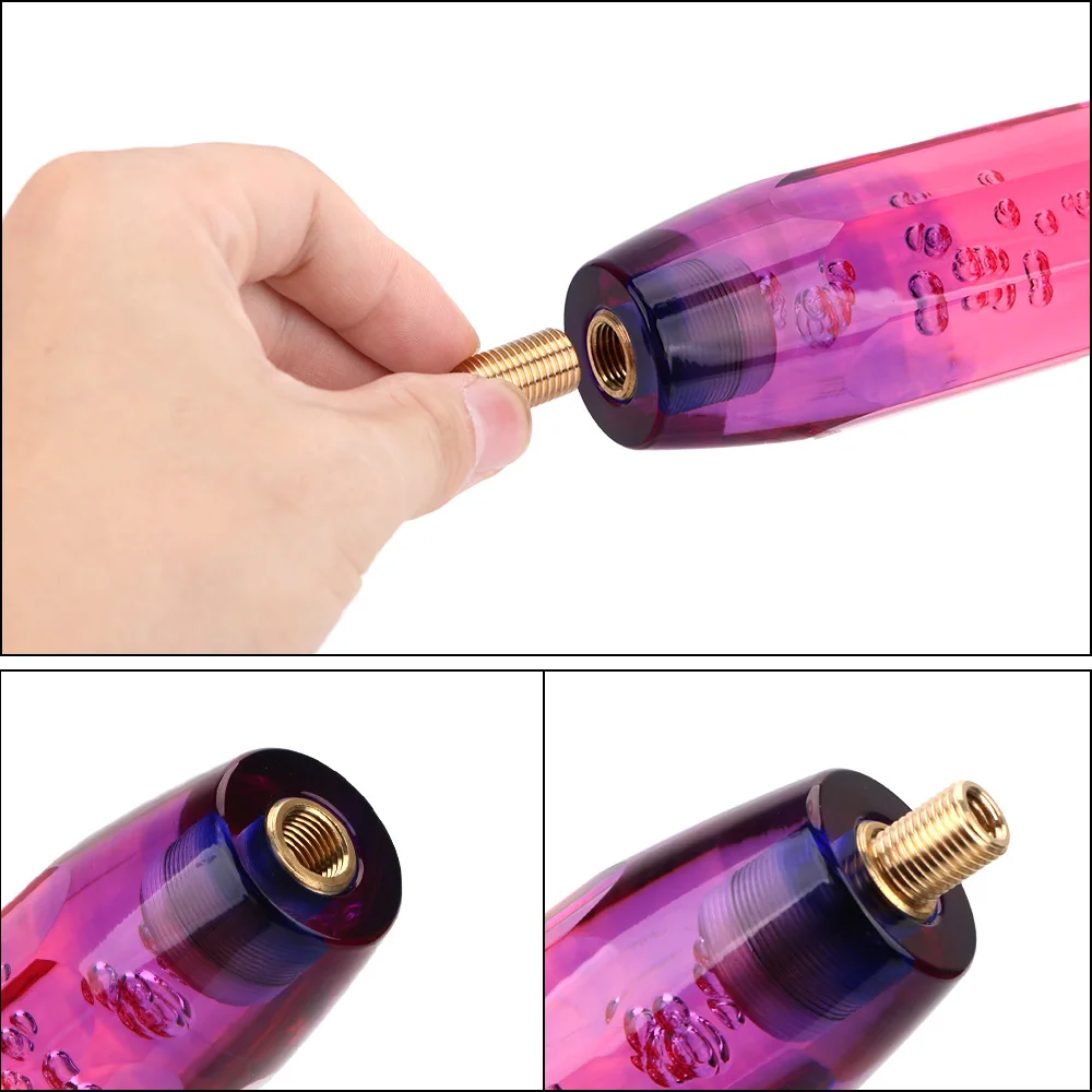 10/15CM Transparent Gear Knob Stick Transmission Shifter Manual Bubble Crystal Car Shift Universal Car-styling | Автомобили и