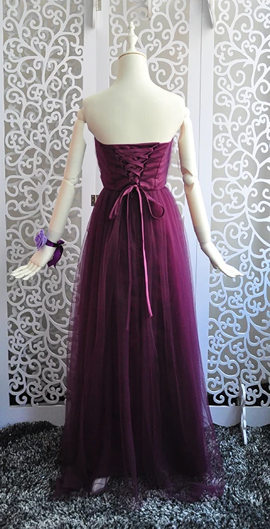 Женское длинное платье для подружки невесты белое простое выпускного вечера