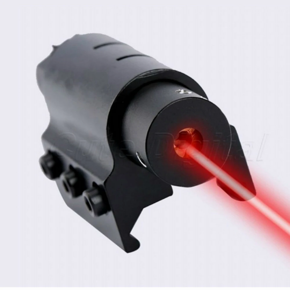 Тактический Компактный красный лазерный прицел 1 мВт с 20 мм платой Вивера
