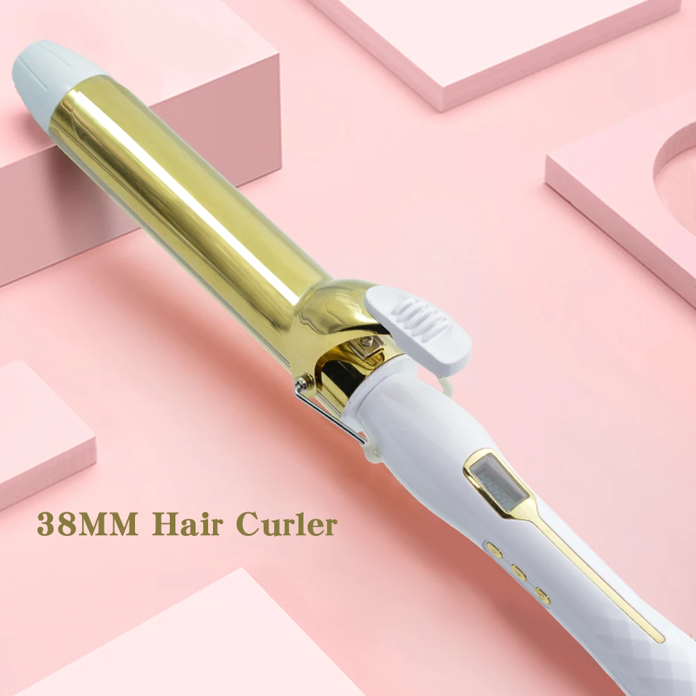 Щипцы для завивки волос с ЖК дисплеем 38 мм|Щипцы завивки| |