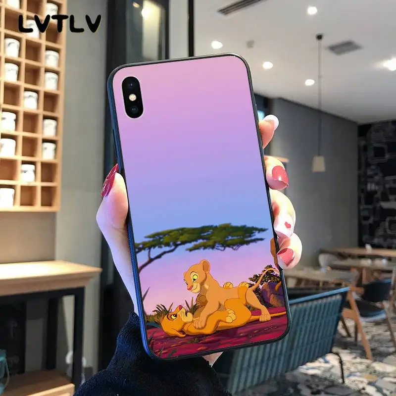 LVTLV мультфильм аниме Король Лев клиент высокое качество чехол для телефона iPhone 11