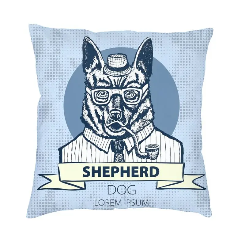 Fashion German Shepherd Dog Nordic Pillow Cover Decoracion Salon Pet Lover Cushions for Sofa