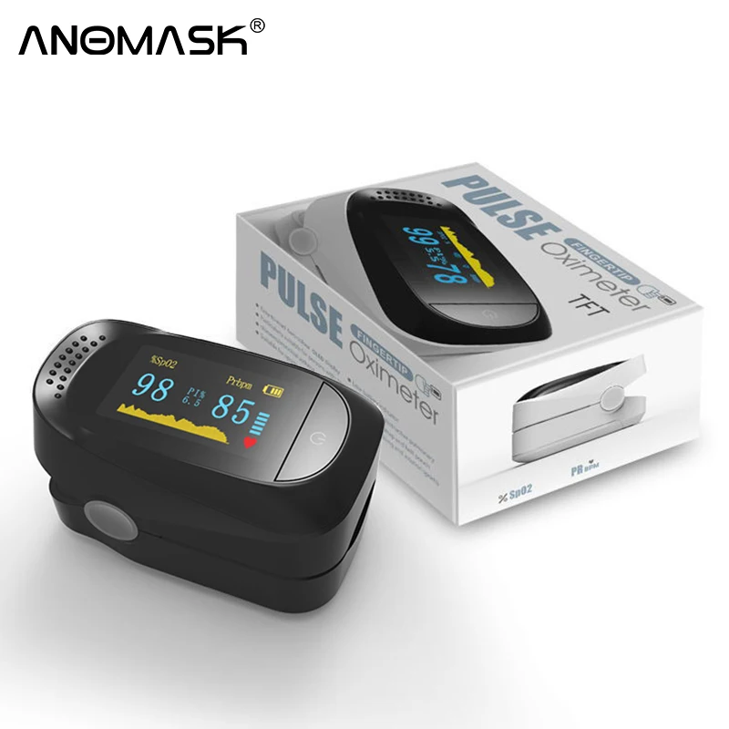 Цифровой Пульсоксиметр на кончик пальца с OLED-экраном насыщенность крови