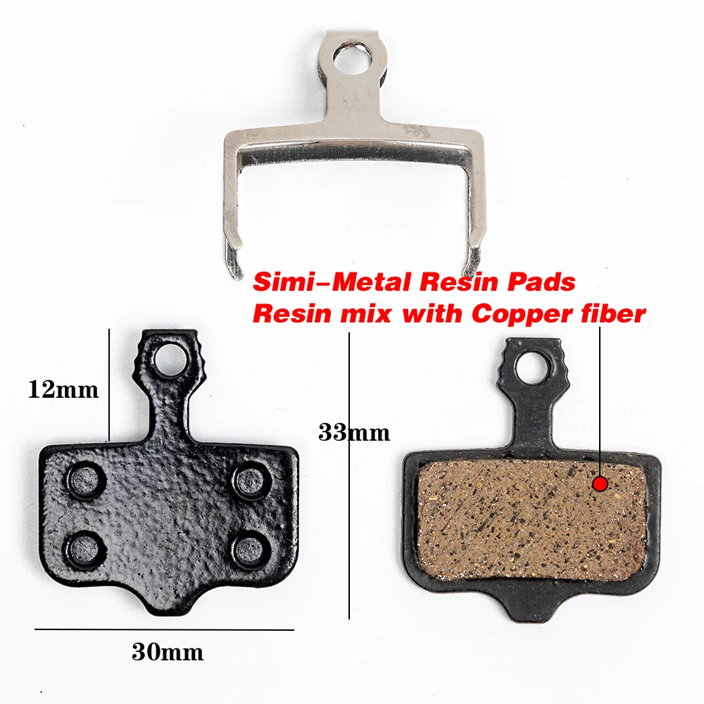 4 Pairs Resin Sintered Bicycle Disc Brake Pads for SHIMAN SRAM AVID Elixir MTB Mountain Bike Organic Ceramics Carbon Zoom brake | Спорт и