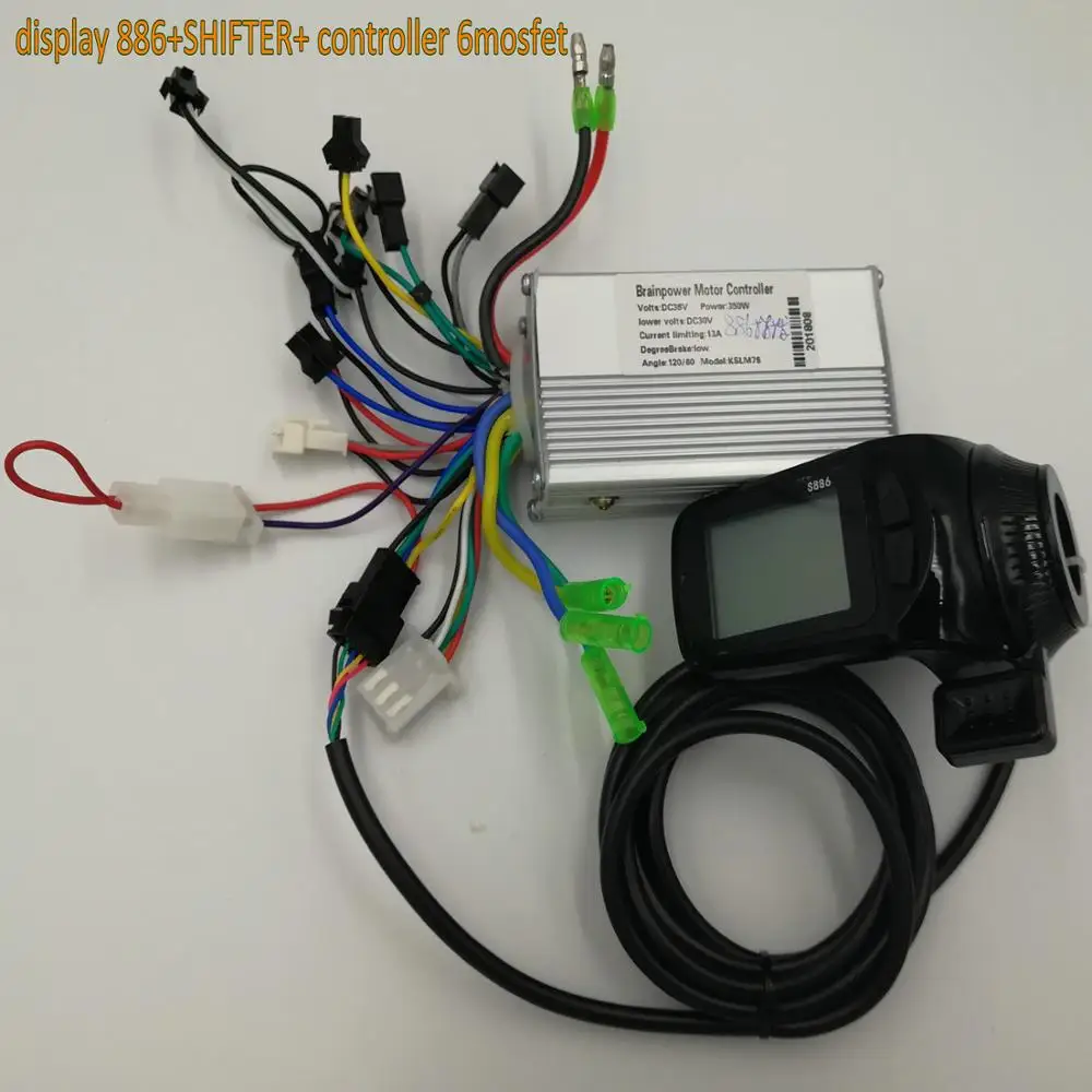 ЖК дисплей и переключатель передач для большого пальца 24 В 36 48 60 в 250 500 Вт