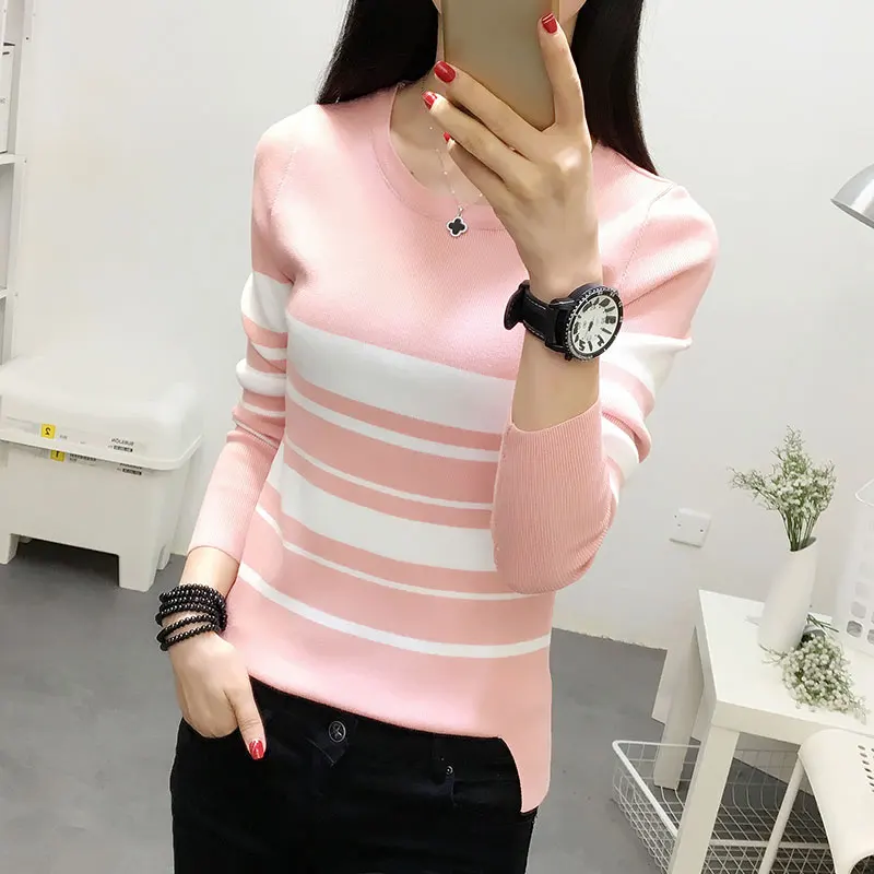 2019 новый осенне-зимний женский модный Повседневный теплый приятный свитер |