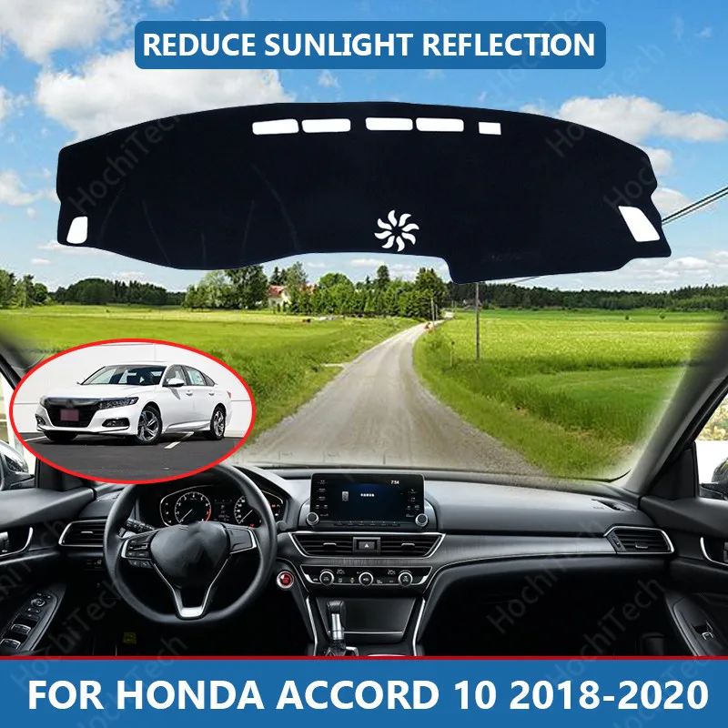 

Right Hand Drive High Polyester Fiber Anti-UV Car Dashboard Cover Mat for Honda Accord 10 2018-2020 Cover