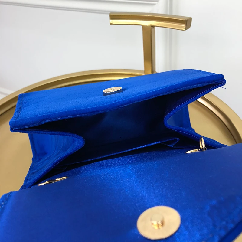 BXX Sac/женская сумка, винтажная, Русалка, металлическая ручка, сумка на плечо, сплошной цвет, для дам, синий бархат, вечерняя сумка ZB349