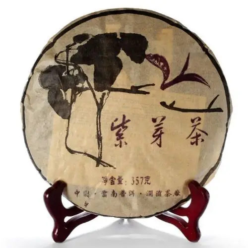 357 г 2005 год ПУ erh фиолетовые бутоны дикий Jingmai Mount Shen старый специальный чай