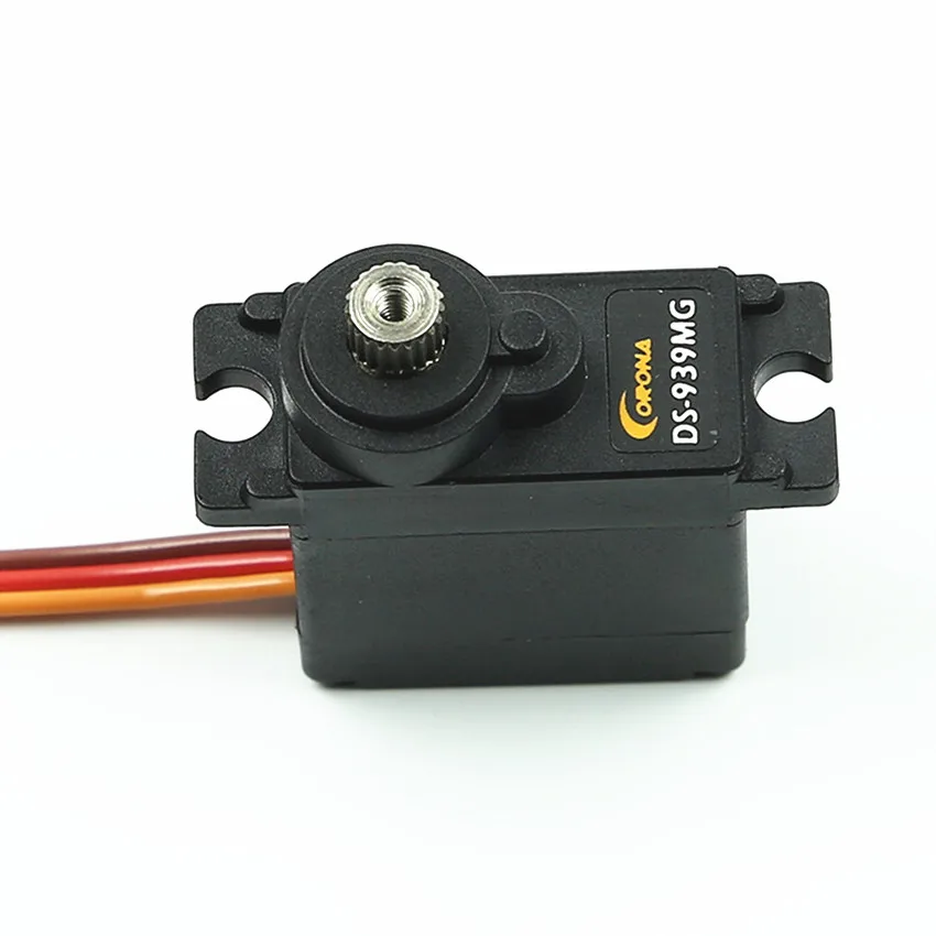 

DS939MG 12,5g/2,5 кг/0,14 сек, металлическая шестерня с высоким крутящим моментом, микро цифровой сервопривод для модели робота/вертолета на дистанционном управлении/радиоуправляемого дрона с неподвижным крылом