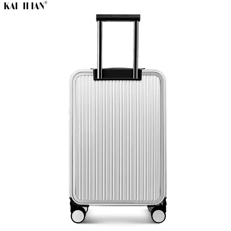 16''2" 24" дюймов Алюминиевый Чемодан каюта чемодан на колесиках для путешествий деловая сумка на колесиках ТАС замок носить на прокатный багаж