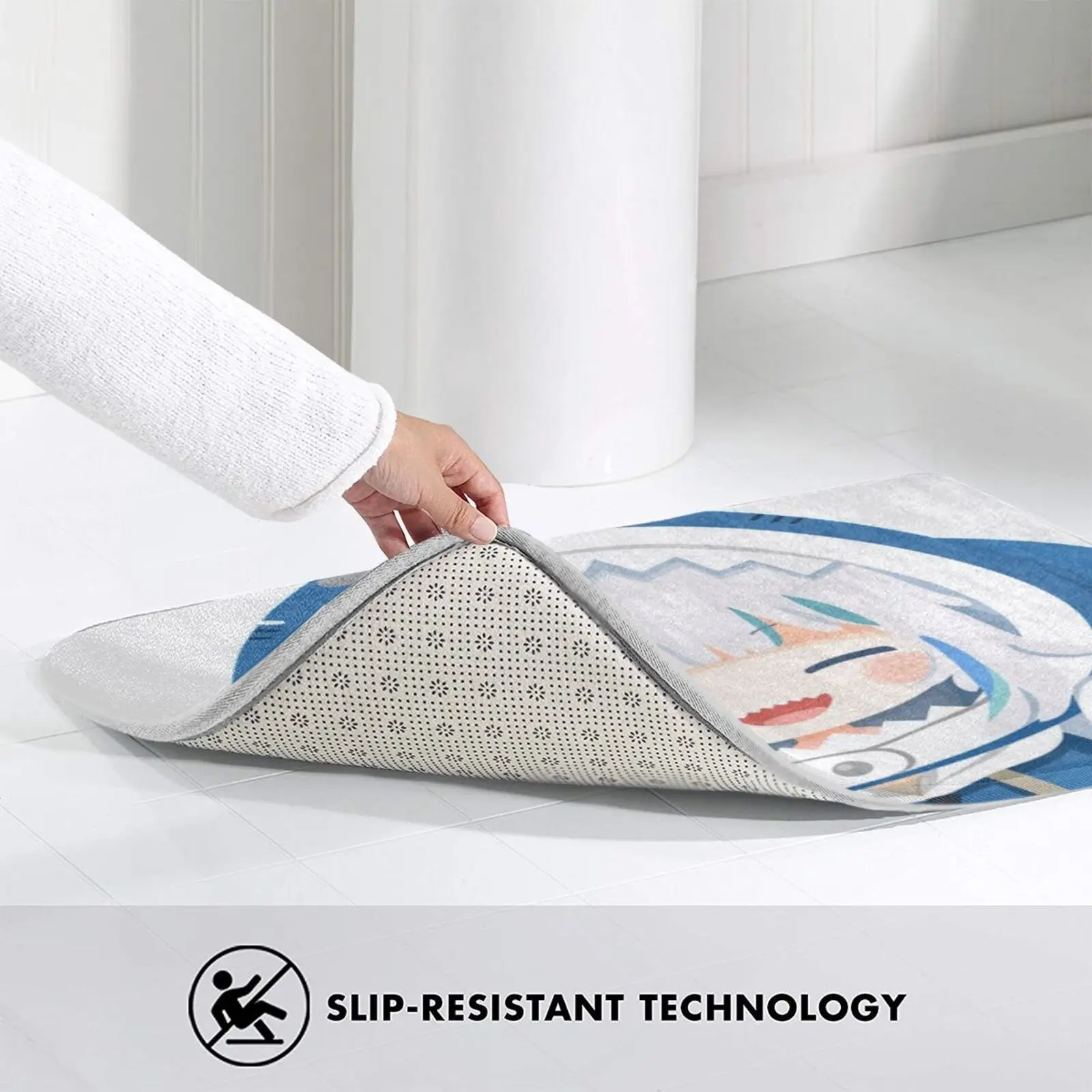 Коврик Gawr Gura коврик мягкая подушка Gawrgura Gawrt Hololive Holomyth голосом английский язык