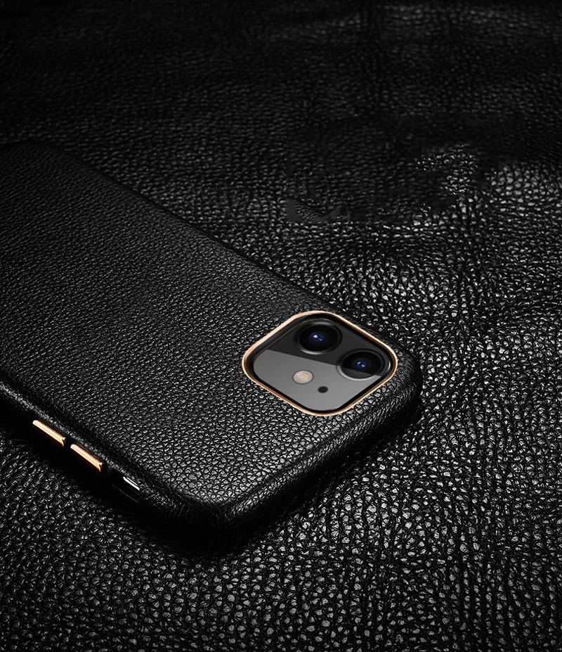 Первый слой из воловьей кожи деловой чехол натуральной для Iphone 11 Pro Max телефона с