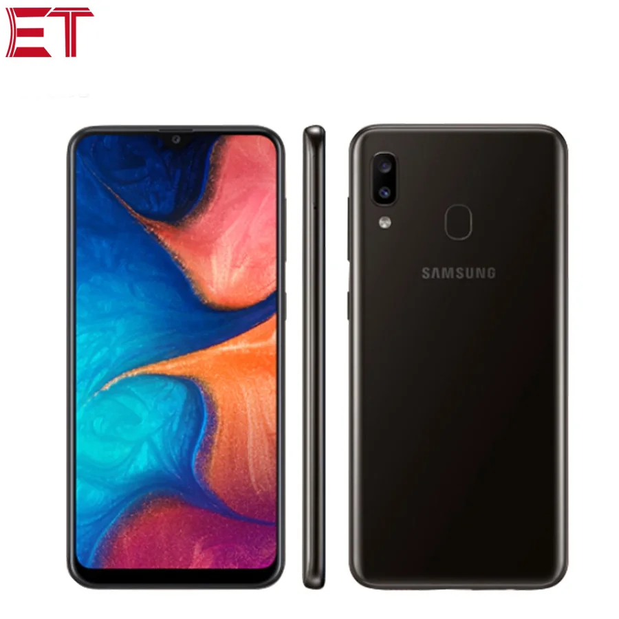 Мобильный телефон samsung Galaxy A20 A205F-DS, 6,4 дюймов, 3 Гб ОЗУ, 32 Гб ПЗУ, Восьмиядерный процессор Exynos 7884, 13 МП, две sim-карты, 4000 мАч, Android