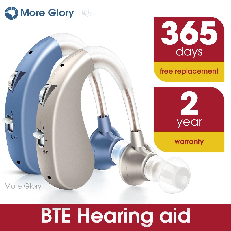 

Перезаряжаемый слуховой аппарат, беспроводной цифровой невидимый мини-усилитель звука, подходит для людей с умеренным и тяжелым слухом