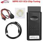 Интерфейс настройки микросхем Newe OBD2 MPPS V21, MPPS V18 для EDC15, EDC16, EDC17, MPPS 16, многоязычный кабель CAN Flasher Remap