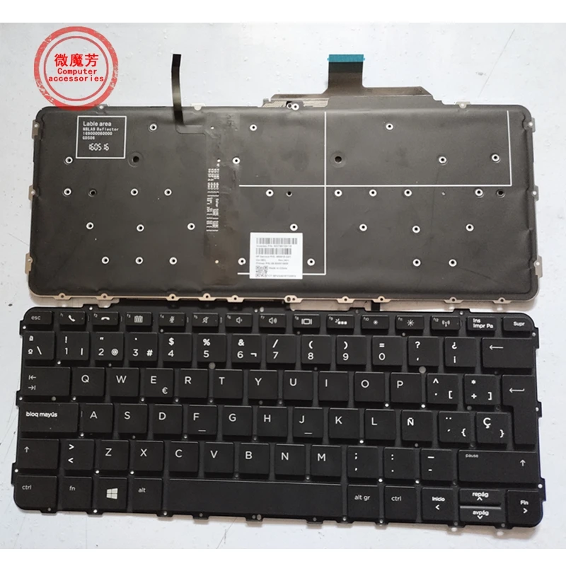 SP LA/Uk/Us/JP New for HP EliteBook Folio G1 HSTNN-I73C 850915-001 Laptop Backlit Keyboard |