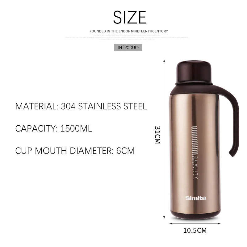 Вакуумные фляжки FEIJIAN термобутылка из нержавеющей стали Термокружка