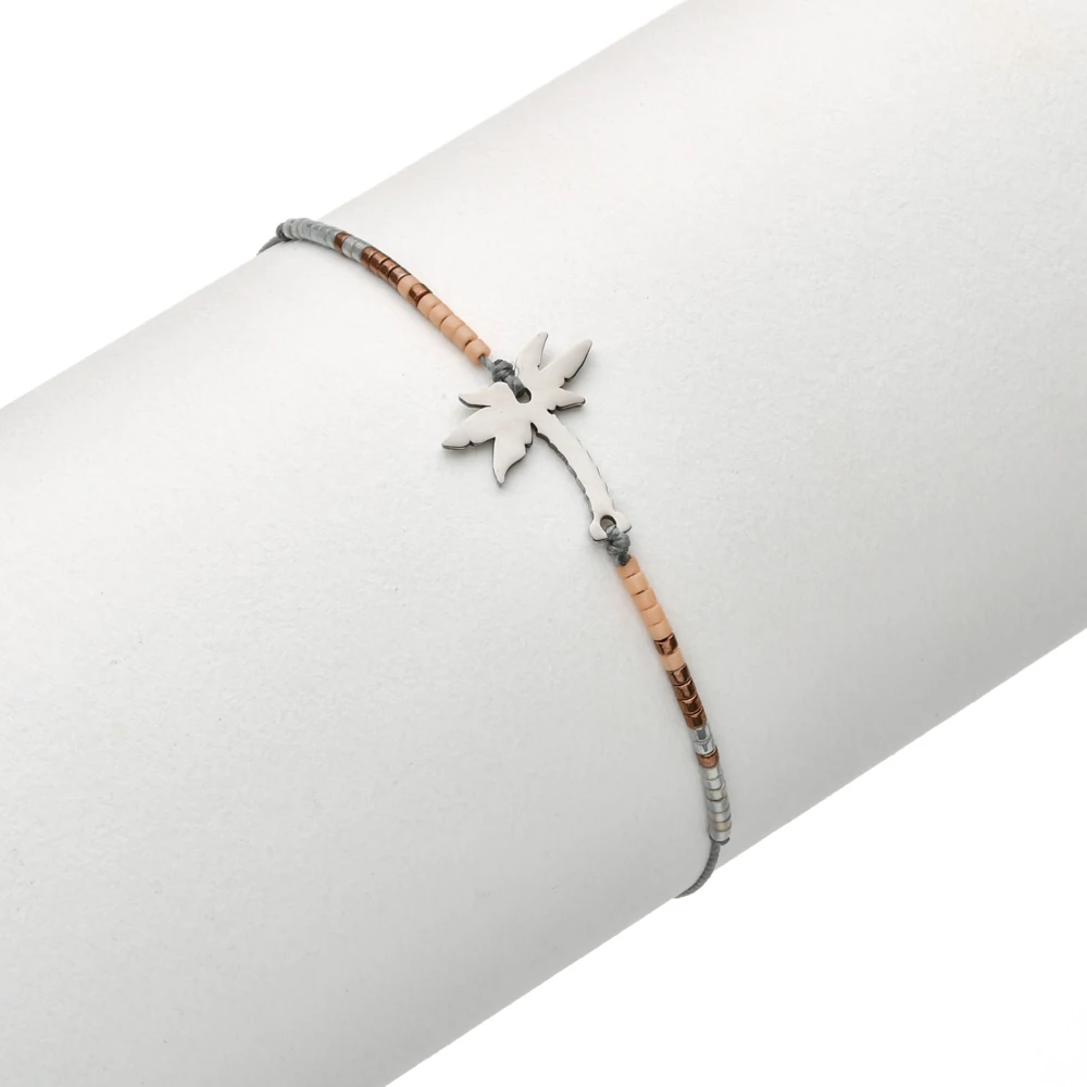 Стрекоза плюс рисовый бисер простой и модный браслет ручной работы с