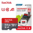 SanDisk карта памяти Micro SD, Класс A1, 16 ГБ, 32 ГБ, 64 ГБ, 128 ГБ, 256 ГБ, 16, 32, 64, 128 ГБ