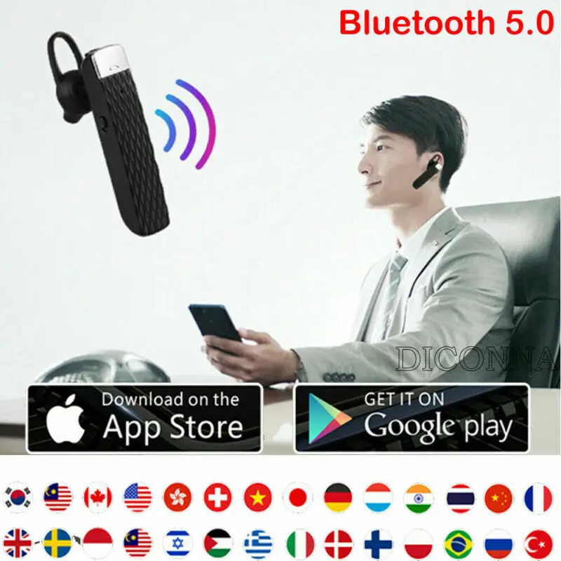 T2 наушники мгновенный переводчик язык Интеллектуальный беспроводной Bluetooth