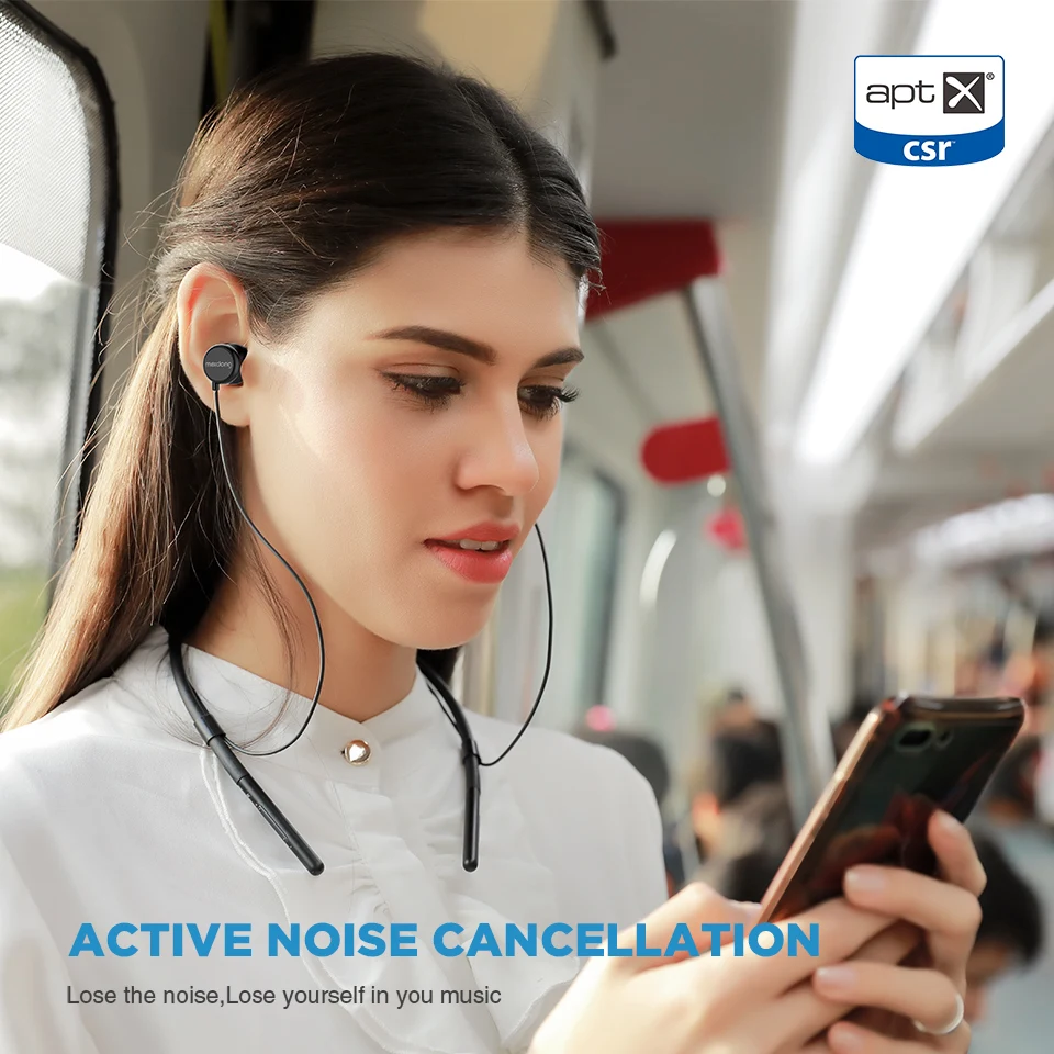 Наушники Meidong HE6 с шейным ободом Bluetooth 5 0 беспроводная гарнитура спортивные