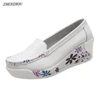 Женские туфли-лодочки MHYONS, повседневная обувь на танкетке, мягкая подошва, туфли-лодочки, для беременных