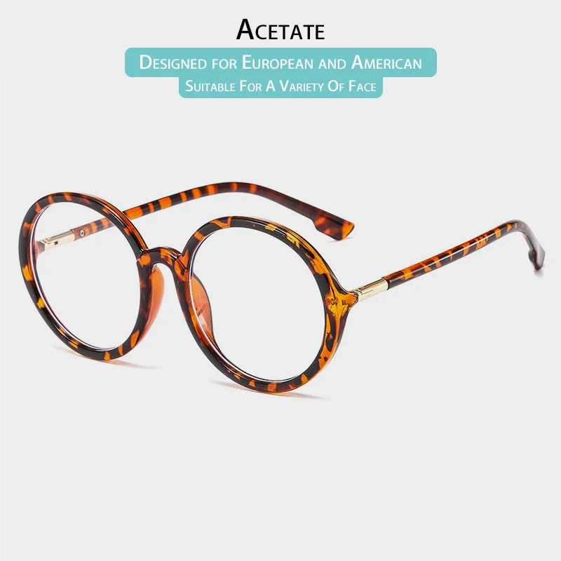 ZT прозрачные круглые очки в оправе женские Uv400 поддельные Lunette De Vue Femme против