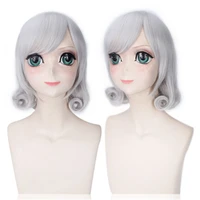 cosplay popular game league of legends sweetheart annie silver short curly wig lol sweetheart annie silver short curly wig 40cm