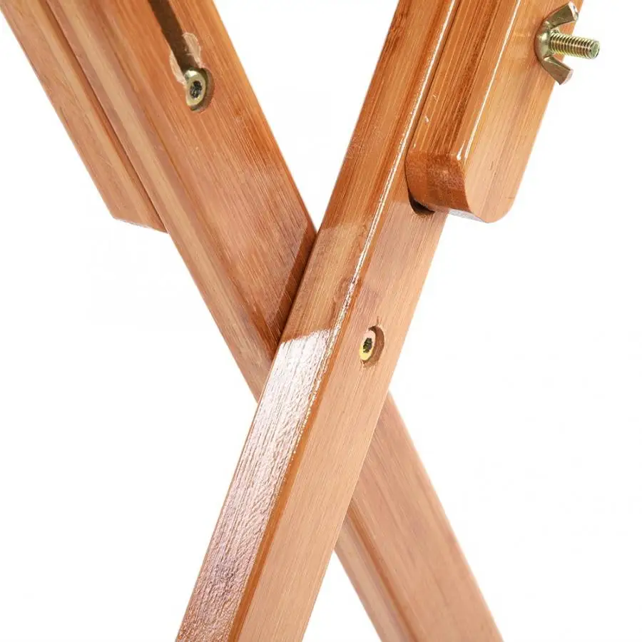 Бамбуковый стол с регулируемой высотой складной Рабочий изогнутыми краями