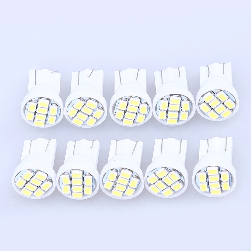 Posbay 10 шт. Micro 8 SMD T10 1206 Автомобильный светодиодный светильник автомобильный