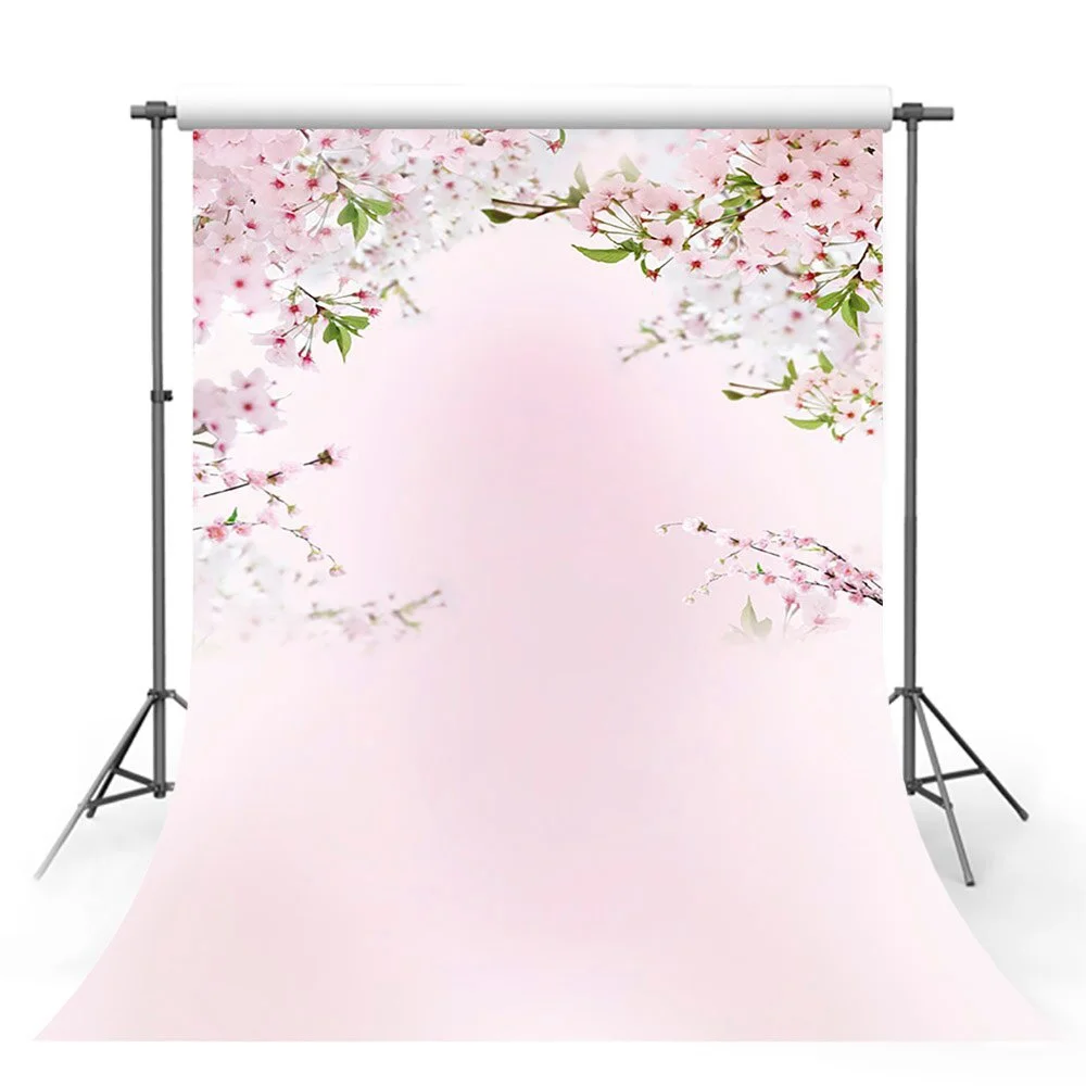 Backdrop Spring Peach Blossom Natural Scenery Newborn Pink Photography Background Photo Studio Photocall Photozone Decor